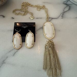 Kendra Scott Rayne necklace and earring set